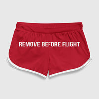 Thumbnail for Remove Before Flight (2) Designed Women Beach Style Shorts