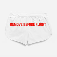 Thumbnail for Remove Before Flight (2) Designed Women Beach Style Shorts