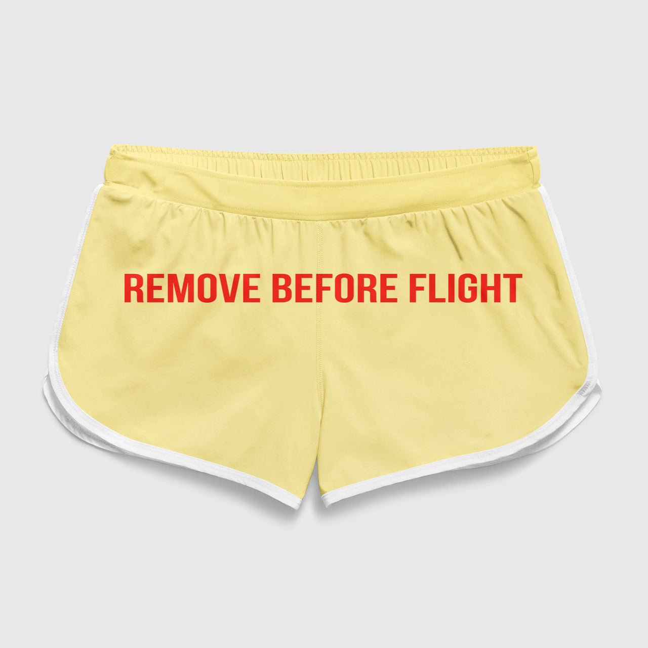 Remove Before Flight (2) Designed Women Beach Style Shorts