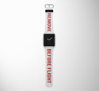 Thumbnail for Remove Before Flight (Edition 2) Designed Leather Apple Watch Straps