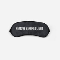 Thumbnail for Remove Before Flight 2 Sleep Masks Aviation Shop Black Sleep Mask 