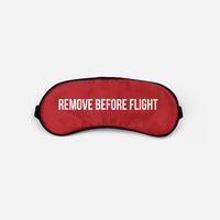 Thumbnail for Remove Before Flight 2 Sleep Masks Aviation Shop Red Sleep Mask 