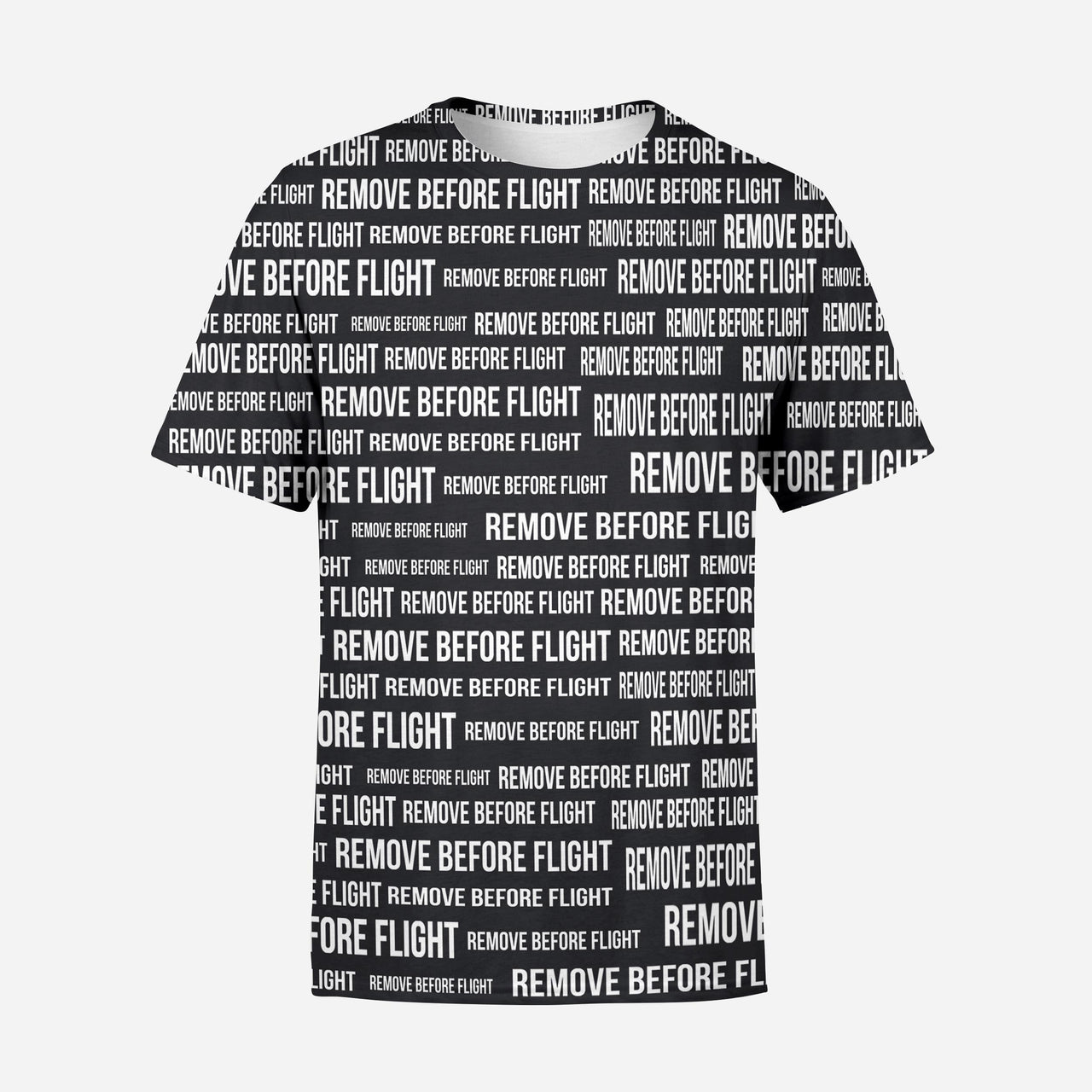 Remove Before Flight 3 (Black) Designed 3D T-Shirts