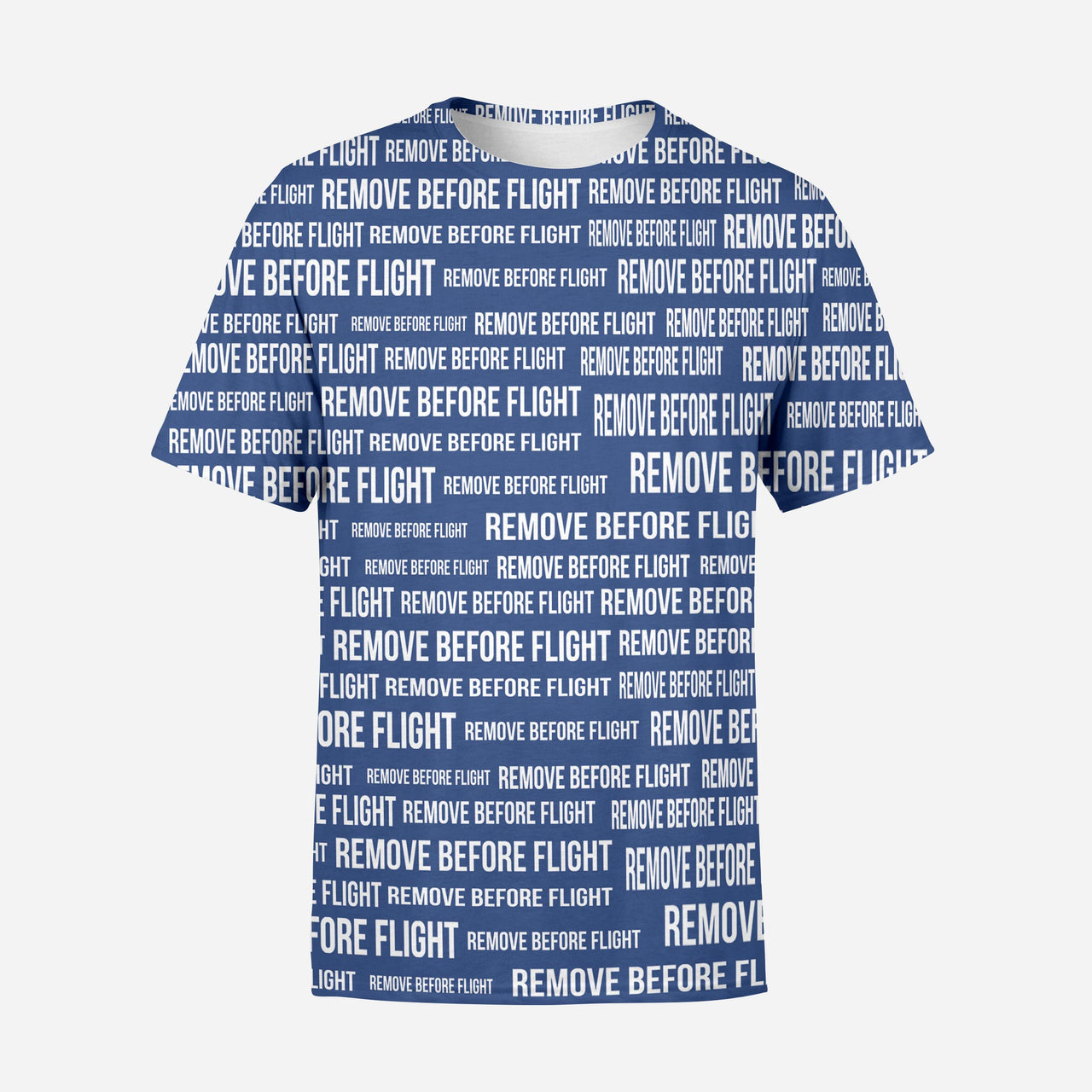 Remove Before Flight 3 (Blue) Designed 3D T-Shirts