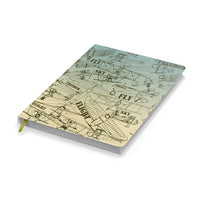 Thumbnail for Retro Airplanes & Text Designed Notebooks