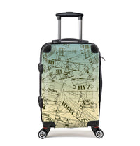 Thumbnail for Retro Airplanes & Text Designed Cabin Size Luggages