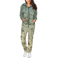 Thumbnail for Retro Airplanes & Text Designed Jumpsuit for Men & Women