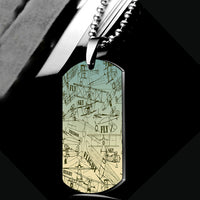 Thumbnail for Retro Airplanes & Text Designed Metal Necklaces