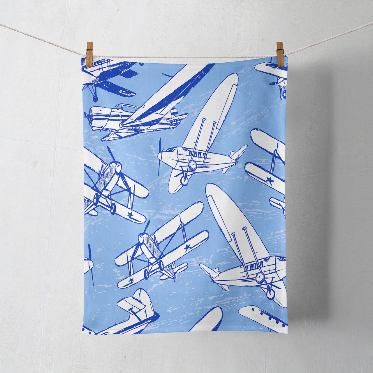 Retro & Vintage Airplanes Designed Towels