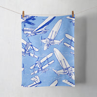 Thumbnail for Retro & Vintage Airplanes Designed Towels