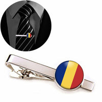 Thumbnail for Romania Flag Designed Tie Clips