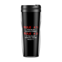 Thumbnail for Rule 1 - Pilot is Always Correct Designed Travel Mugs