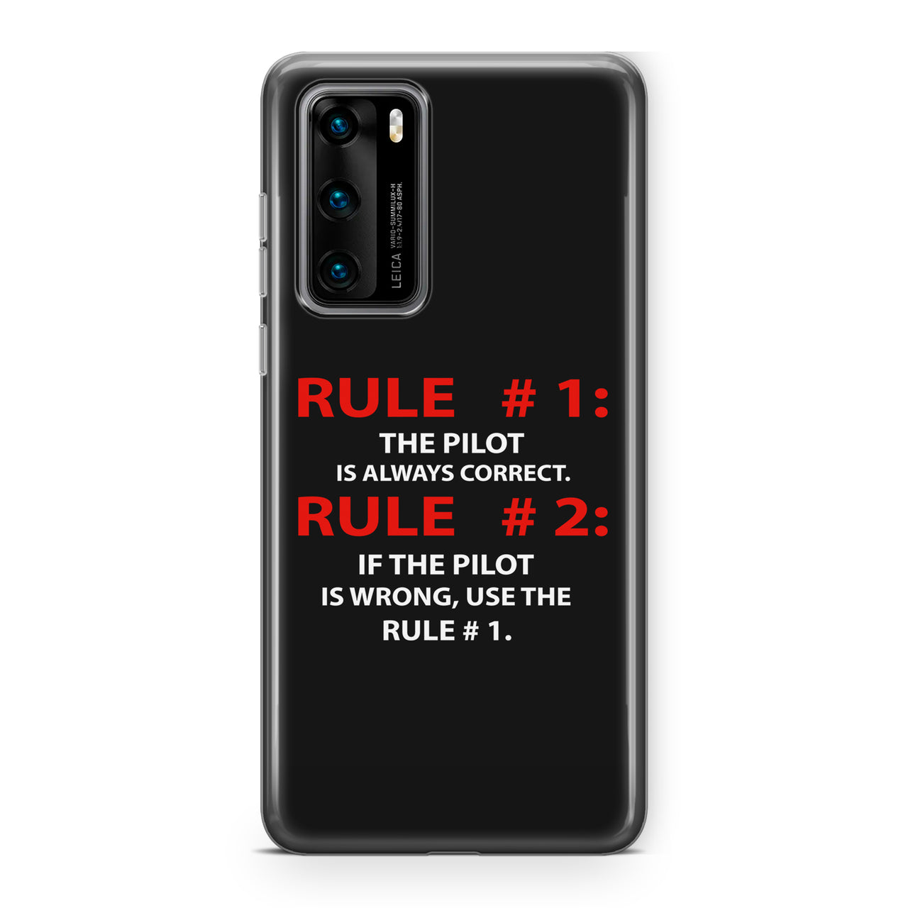Rule 1 - Pilot is Always Correct Designed Huawei Cases