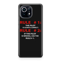 Thumbnail for Rule 1 - Pilot is Always Correct Designed Xiaomi Cases
