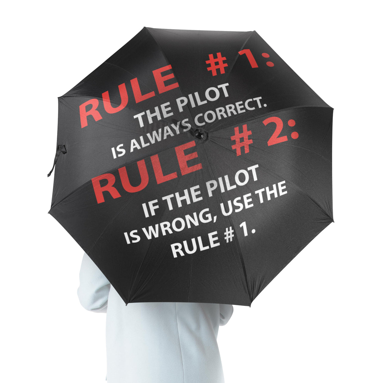 Rule 1 - Pilot is Always Correct Designed Umbrella