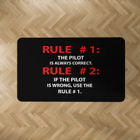 Thumbnail for Rule 1 - Pilot is Always Correct Designed Carpet & Floor Mats