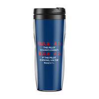 Thumbnail for Rule 1 - Pilot is Always Correct Designed Travel Mugs