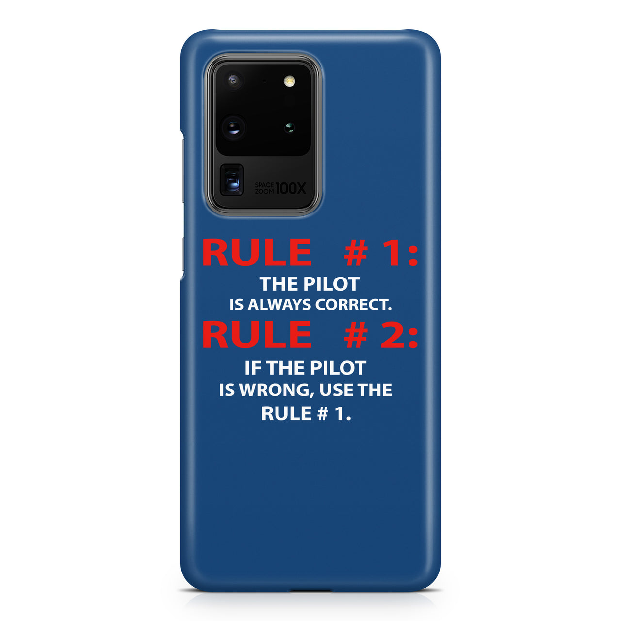 Rule 1 - Pilot is Always Correct Samsung A Cases