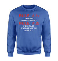 Thumbnail for Rule 1 - Pilot is Always Correct Designed Sweatshirts