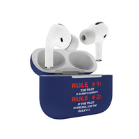 Thumbnail for Rule 1 - Pilot is Always Correct Designed AirPods  Cases