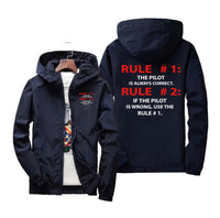Thumbnail for Rule 1 - Pilot is Always Correct Designed Windbreaker Jackets