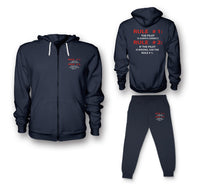 Thumbnail for Rule 1 - Pilot is Always Correct Designed Zipped Hoodies & Sweatpants Set