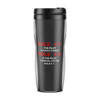 Thumbnail for Rule 1 - Pilot is Always Correct Designed Travel Mugs