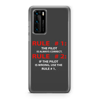 Thumbnail for Rule 1 - Pilot is Always Correct Designed Huawei Cases