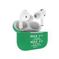 Thumbnail for Rule 1 - Pilot is Always Correct Designed AirPods  Cases