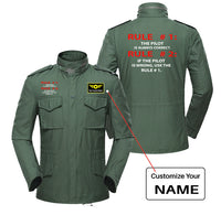 Thumbnail for Rule 1 - Pilot is Always Correct Designed Military Coats
