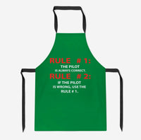 Thumbnail for Rule 1 - Pilot is Always Correct Designed Kitchen Aprons