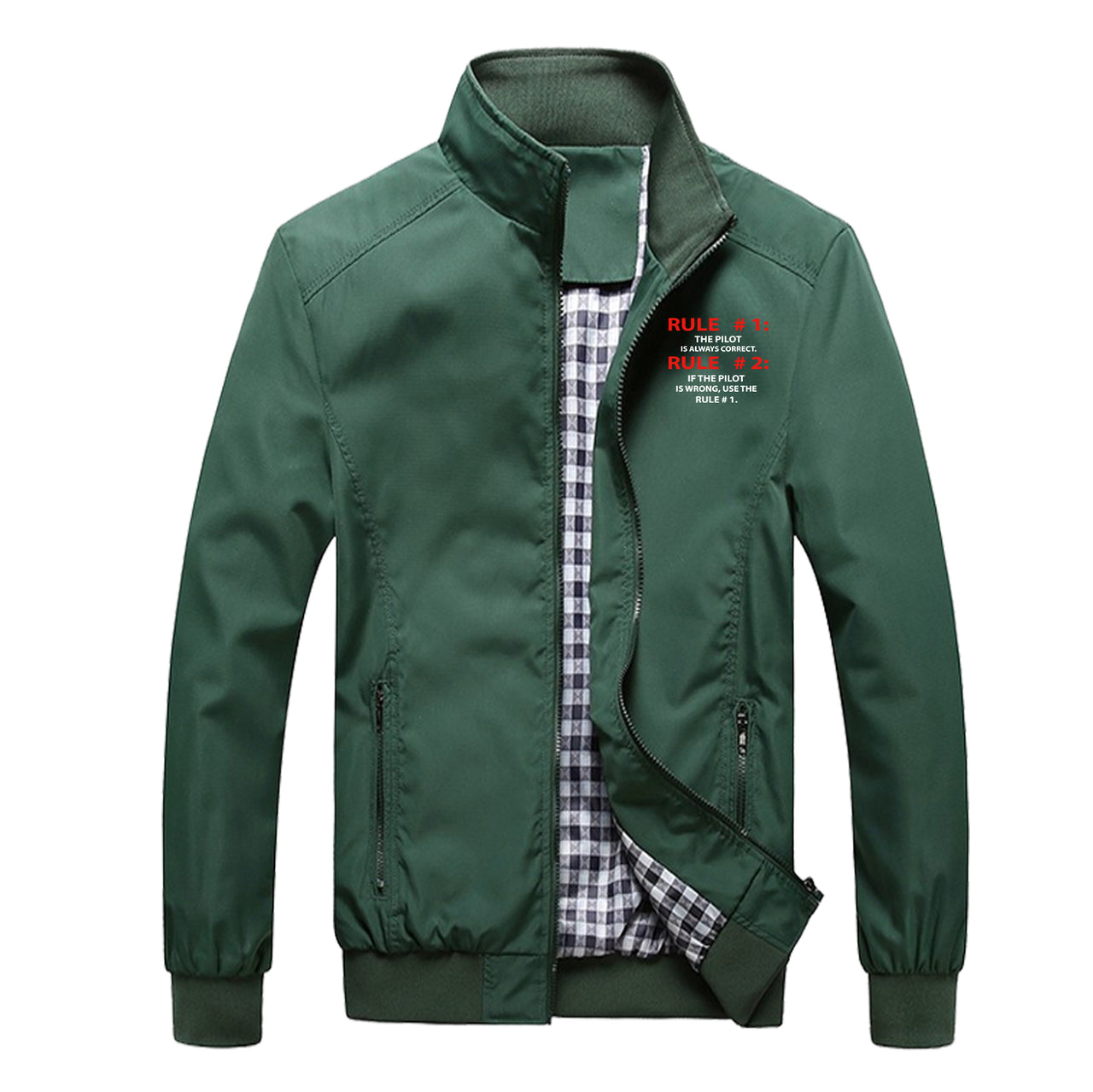 Rule 1 - Pilot is Always Correct Designed Stylish Jackets