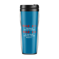 Thumbnail for Rule 1 - Pilot is Always Correct Designed Travel Mugs