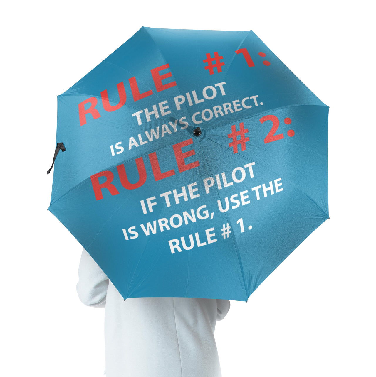 Rule 1 - Pilot is Always Correct Designed Umbrella