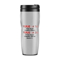 Thumbnail for Rule 1 - Pilot is Always Correct Designed Travel Mugs
