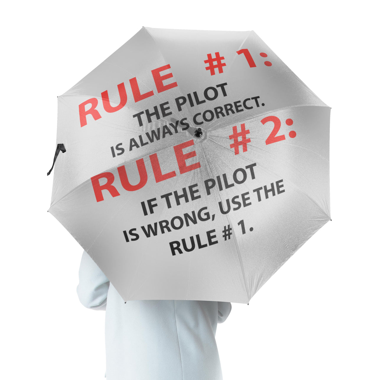 Rule 1 - Pilot is Always Correct Designed Umbrella