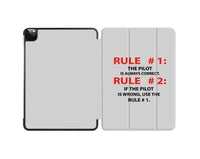 Thumbnail for Rule 1 - Pilot is Always Correct Designed iPad Cases