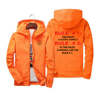 Thumbnail for Rule 1 - Pilot is Always Correct Designed Windbreaker Jackets
