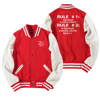 Thumbnail for Rule 1 - Pilot is Always Correct Designed Baseball Style Jackets