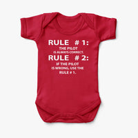Thumbnail for Rule 1 - Pilot is Always Correct Designed Baby Bodysuits