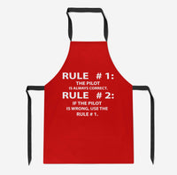 Thumbnail for Rule 1 - Pilot is Always Correct Designed Kitchen Aprons