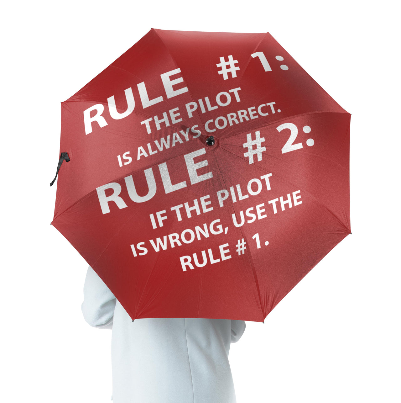 Rule 1 - Pilot is Always Correct Designed Umbrella