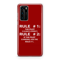 Thumbnail for Rule 1 - Pilot is Always Correct Designed Huawei Cases