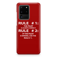 Thumbnail for Rule 1 - Pilot is Always Correct Samsung A Cases
