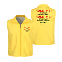 Thumbnail for Rule 1 - Pilot is Always Correct Designed Thin Style Vests