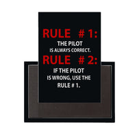 Thumbnail for Rule: 1 Pilot is Always Correct Designed Magnet Pilot Eyes Store 
