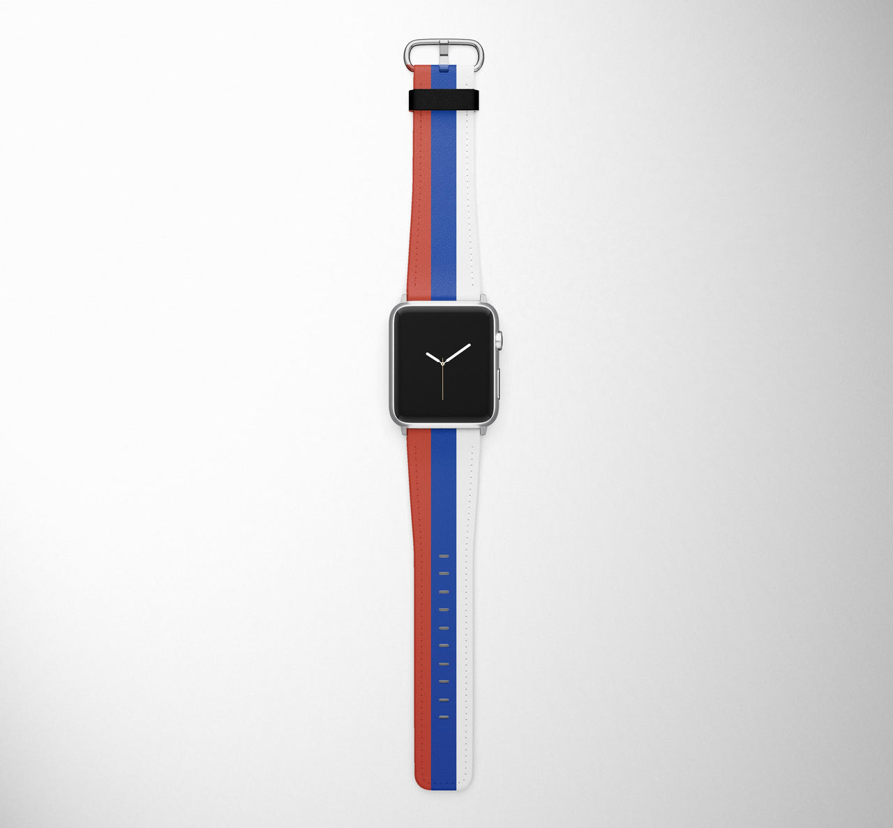 Russia Flag Designed Leather Apple Watch Straps