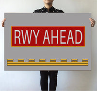 Thumbnail for Runway Ahead Designed Posters Aviation Shop 