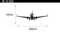 Thumbnail for Departing Boeing 737 Designed Wall Sticker Pilot Eyes Store 