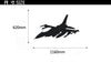 Amazing Fighter Jet Designed Wall Sticker Pilot Eyes Store 
